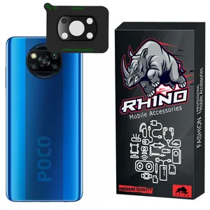 محافظ لنز دوربین راینو مدل Lenz-3D مناسب برای گوشی موبایل شیائومی Poco X3 / X3 Pro