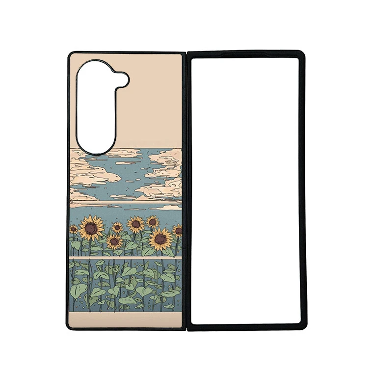 کاور گالری وبفر طرح گل آفتابگردان مناسب برای گوشی موبایل سامسونگ galaxy z fold 6