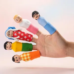 عروسک انگشتی شادی رویان مدل خانواده بسته 5 عددی