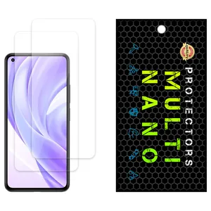 Multi Nano X-S2N Model Transparent Screen Protector Suitable For Xiaomi Mi 11 Lite 5G Mobile Phone Pack Of 2