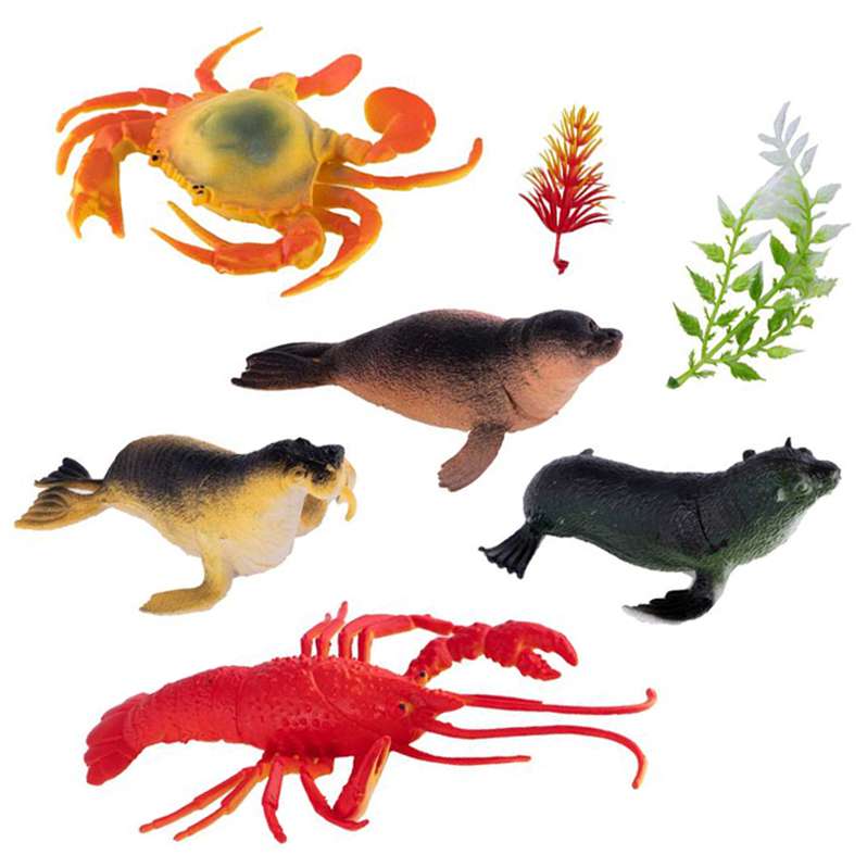 فیگور مدل حیوانات دریایی مجموعه 7 عددی