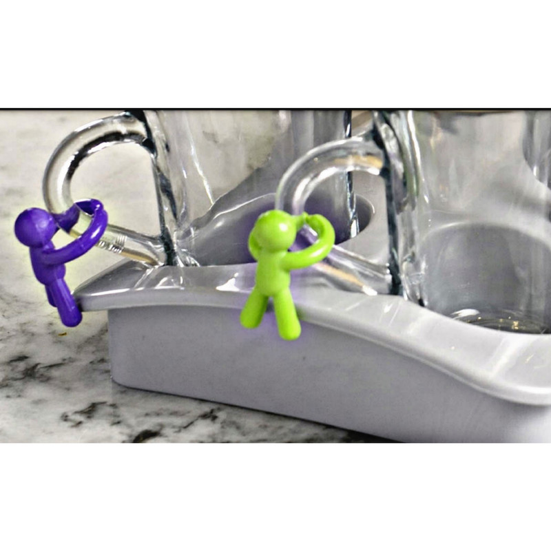 نشانگر تزیینی لیوان مدل آدمک کد 10 مجموعه 10 عددی