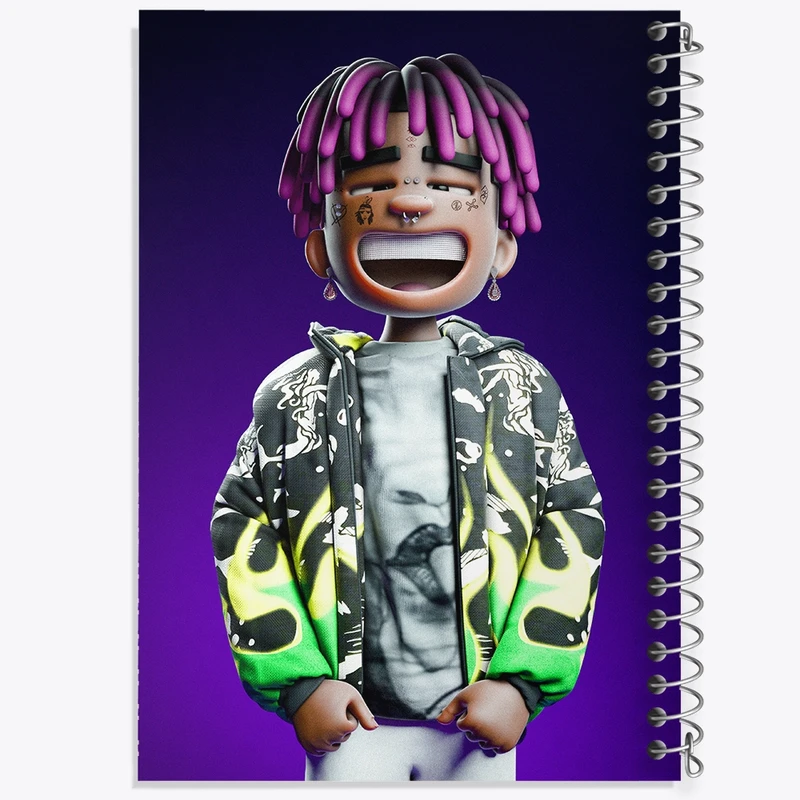 دفتر نت موسیقی 50 برگ خندالو مدل لیل اوزی ورت کد F107