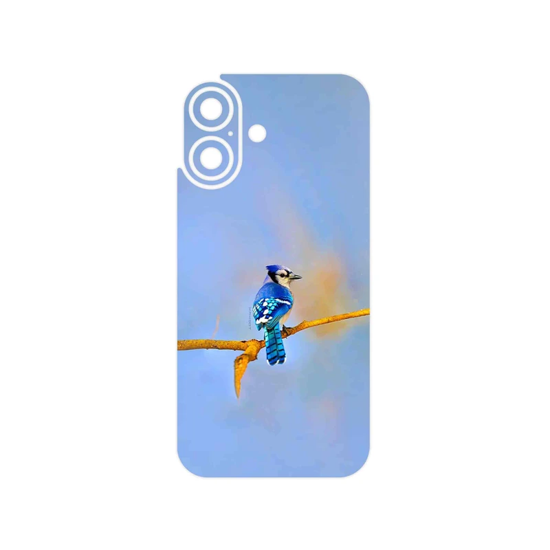 برچسب پوششی ماهوت مدل Cyanocitta cristata مناسب برای گوشی موبایل اپل iPhone 16