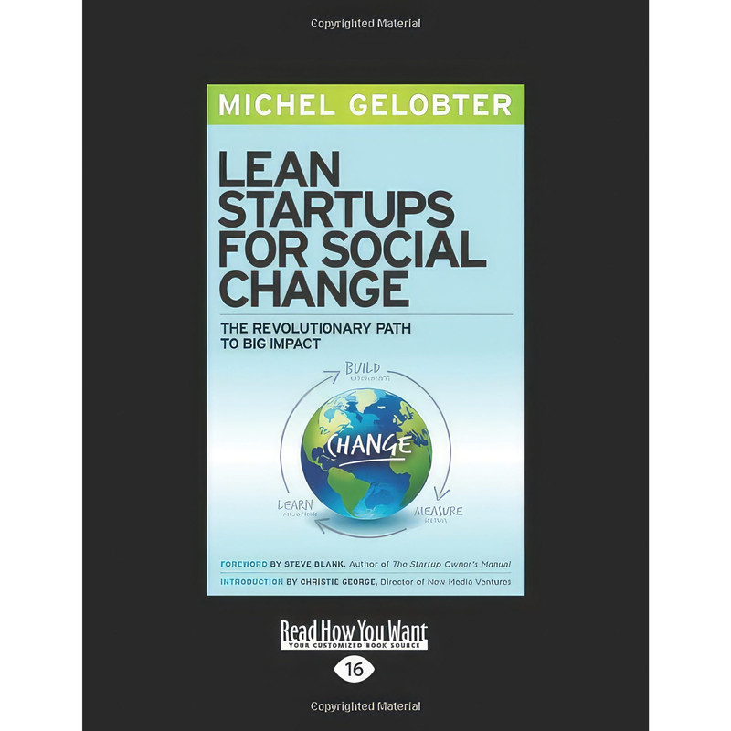 کتاب Lean Startups for Social Change اثر Michel Gelobter انتشارات تازه‌ها