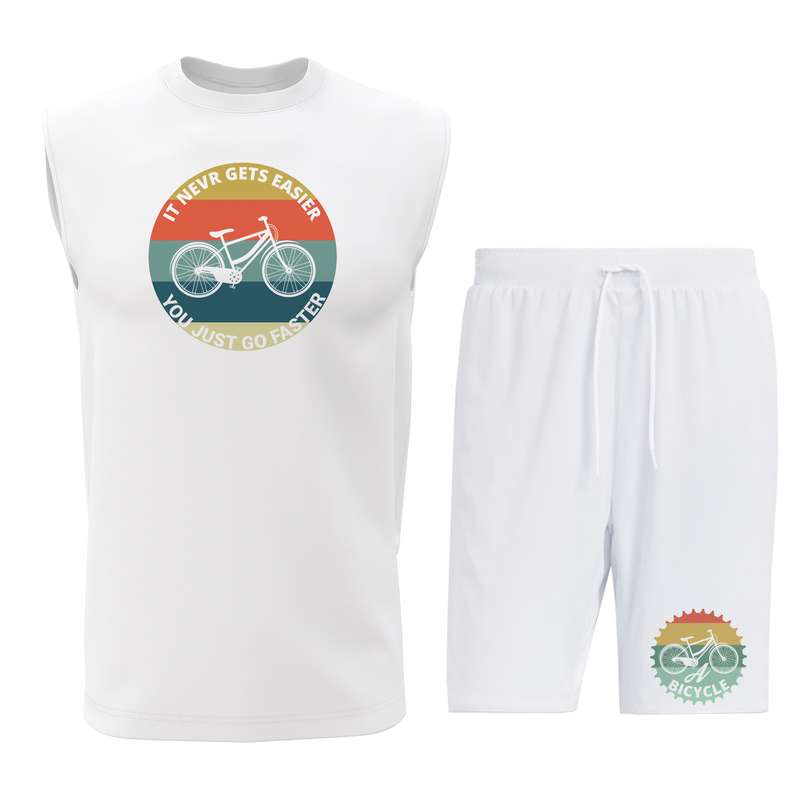 ست تاپ و شلوارک مردانه مدل B089W