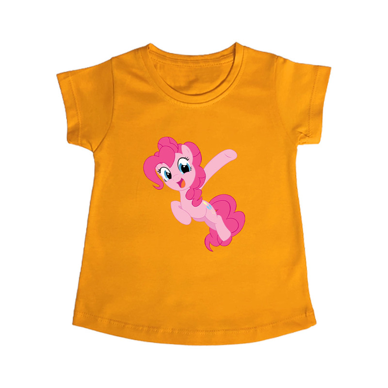 تی شرت آستین کوتاه دخترانه مدل pinkie pie 02og