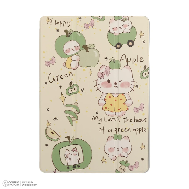 کیف کلاسوری دی کیس مدل Happy مناسب برای تبلت سامسونگ Galaxy Tab A9 Plus-11 Inch