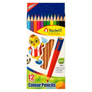 مداد رنگی 12 رنگ تیچر مدل آبرنگی