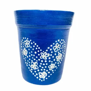 گلدان سفالی طرح قلبی کد 010