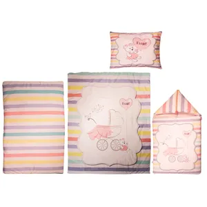 سرویس خواب 4تکه کودک  طرح کالسکه ًًًًًمدل WQ2365