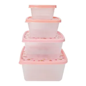 ظرف نگهدارنده مدل Rose4 مجموعه 4 عددی