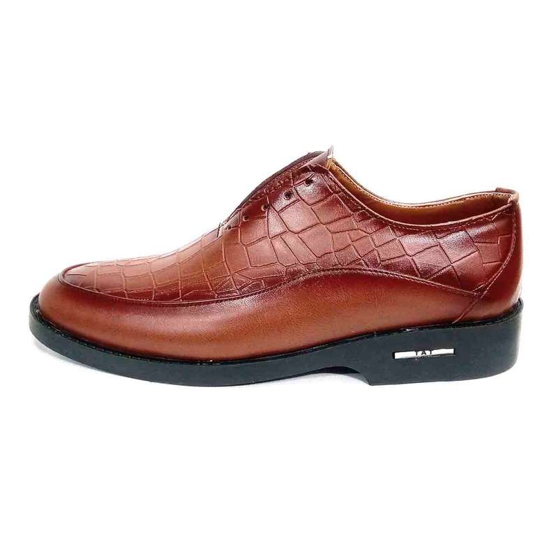 کفش مردانه مدل سنگی رنگ عسلی