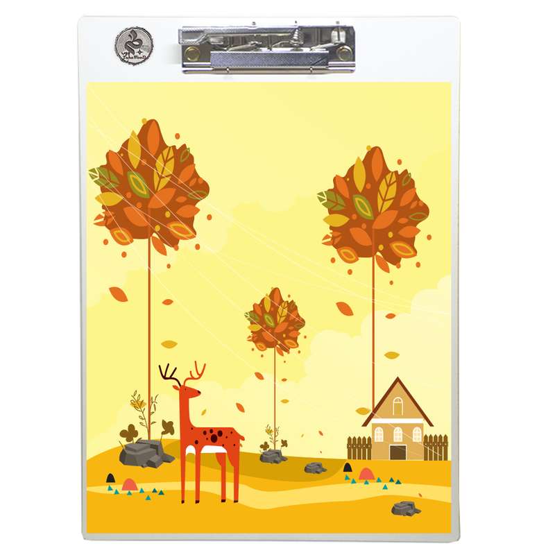 تخته شاسی طه چوب مدل deer01 سایز A4