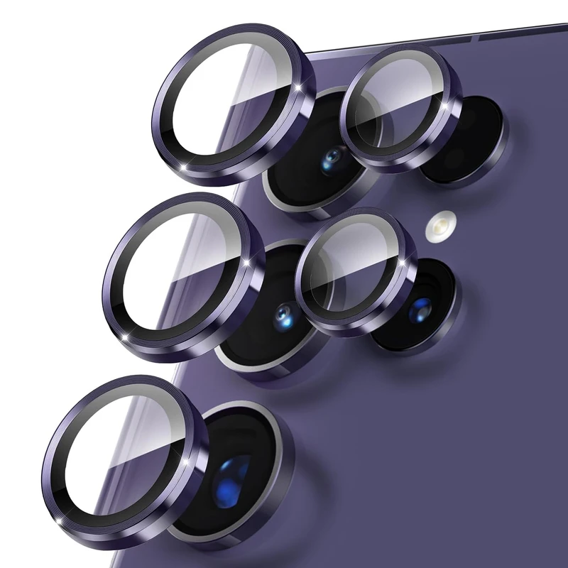 محافظ لنز دوربین گوف مدل رینگی مناسب برای گوشی موبایل سامسونگ Galaxy S24 Ultra