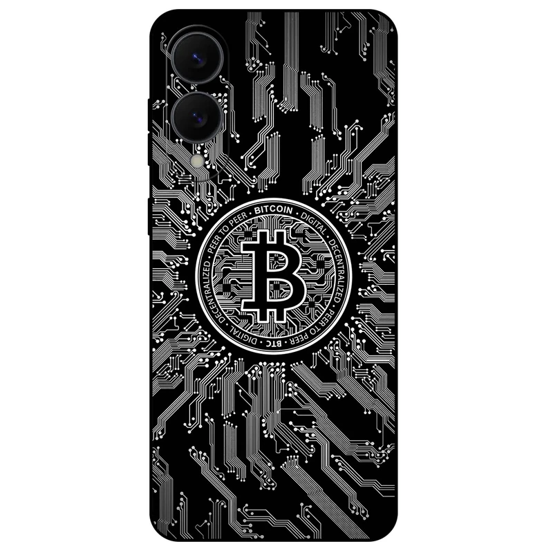کاور مگافون طرح بیت کوین مدل 7737 مناسب برای گوشی موبایل سامسونگ Galaxy S25 Edge