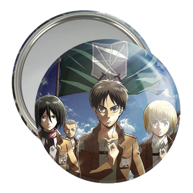 آینه جیبی خندالو مدل جوخه اروین انیمه اتک آن تایتان Attack on Titan  کد 10986