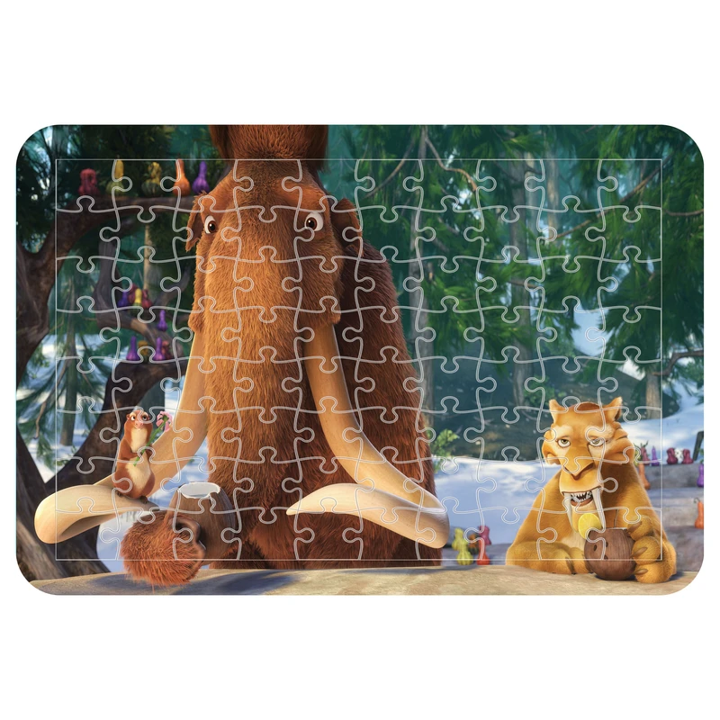 پازل ؟ تکه اطلس آبی طرح کارتون عصر یخبندان مدل P1579