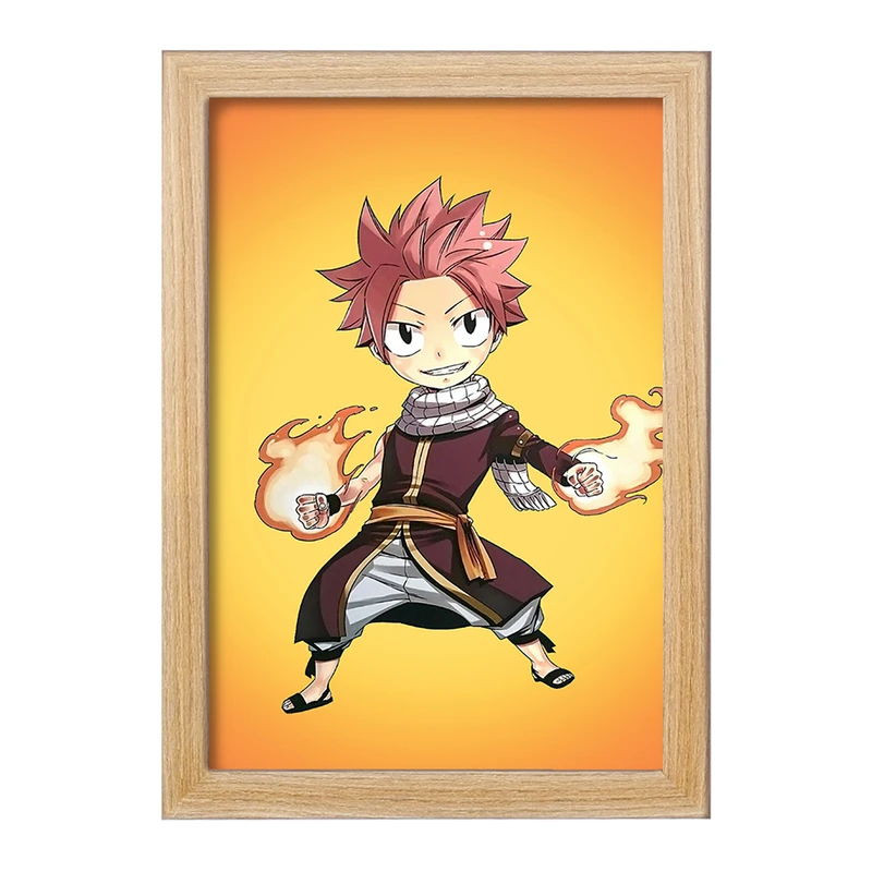 تابلو خندالو مدل ناتسو انیمه فری تیل Fairy Tail  کد 16491