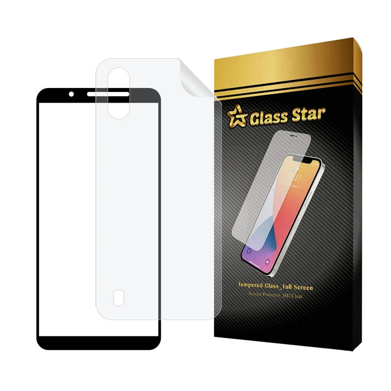 محافظ صفحه نمایش گلس استار مدل FUNABKGS مناسب برای گوشی موبایل سامسونگ Galaxy A01 Core / M01 Core به همراه محافظ پشت گوشی