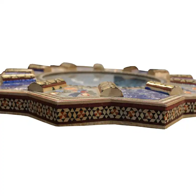 ساعت دیواری خاتم کاری مدل رها