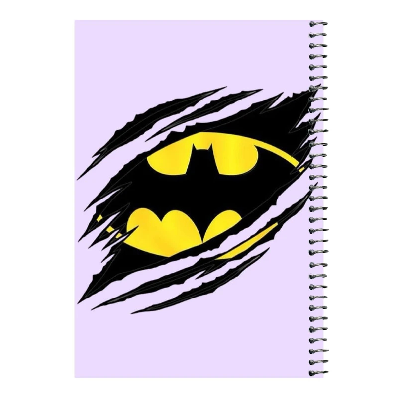 دفتر مشق 80 برگ اس جی مدل بتمن کد ۶    