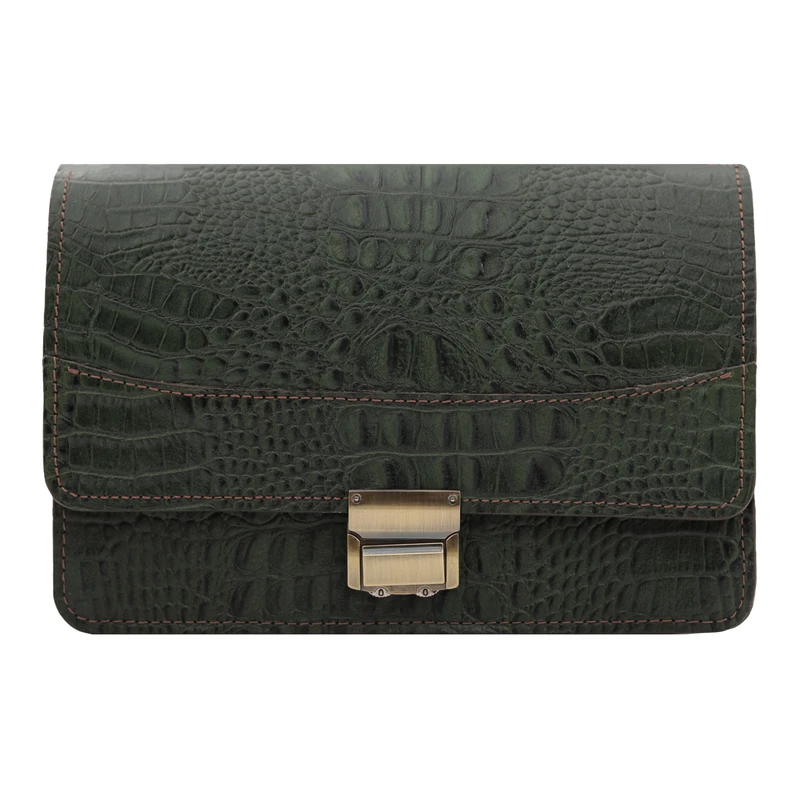 کیف دستی مردانه چرم اشرافی مدل راتین کد 11 دارای دو محفظه