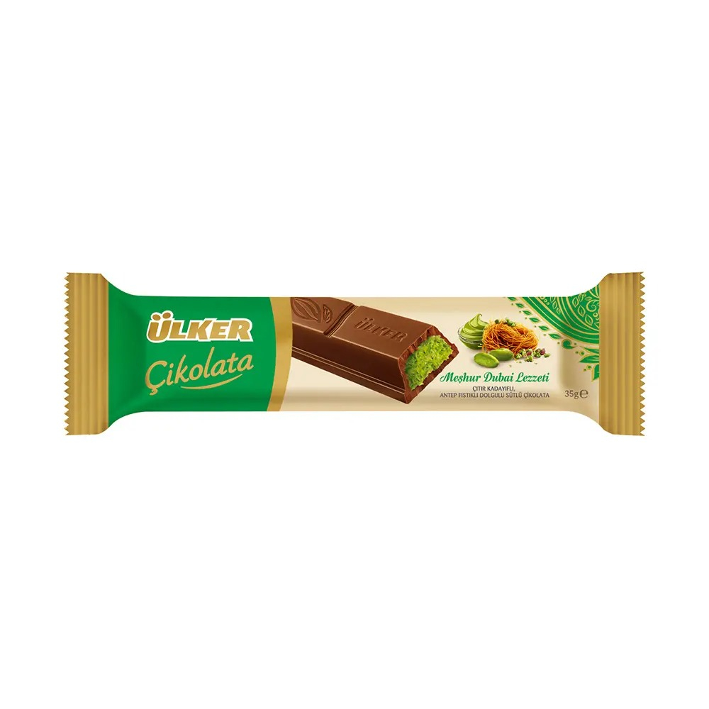 شکلات مغز پسته دبی اولکر - 35 گرم