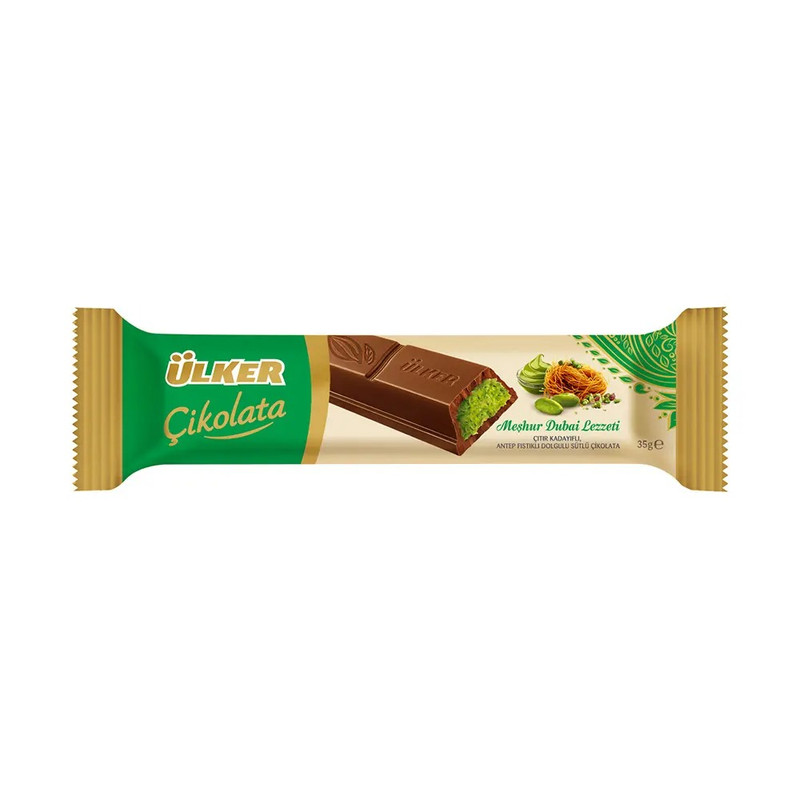 شکلات مغز پسته دبی اولکر - 35 گرم