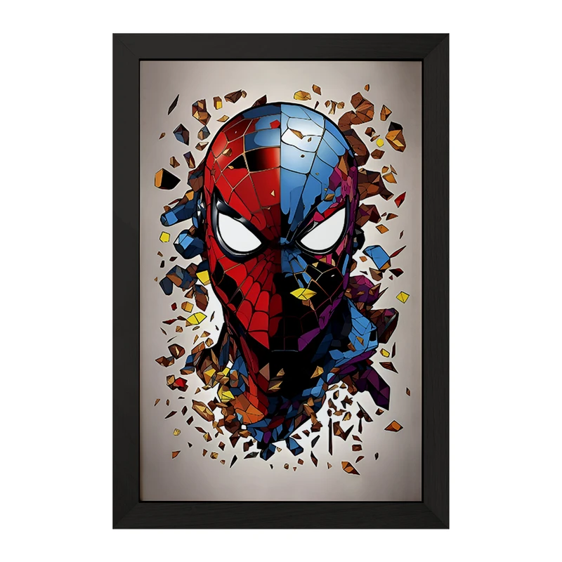 تابلو خندالو مدل مرد عنکبوتی (Spider Man) کد F6928