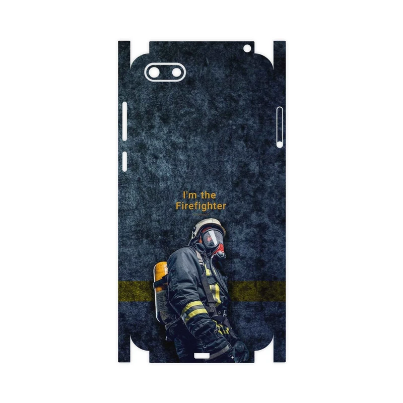برچسب پوششی ماهوت مدل Firefighter-FullSkin مناسب برای گوشی موبایل هوآوی Y5 Prime 2018