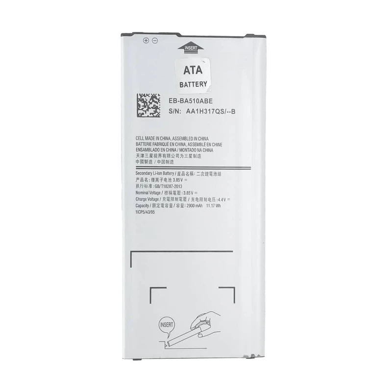 باتری موبایل مدل BA510ABEFظرفیت 2900 میلی آمپر ساعت مناسب برای گوشی موبایل سامسونگ Galaxy A510
