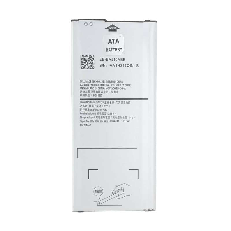 باتری موبایل مدل BA510ABEFظرفیت 2900 میلی آمپر ساعت مناسب برای گوشی موبایل سامسونگ Galaxy A510