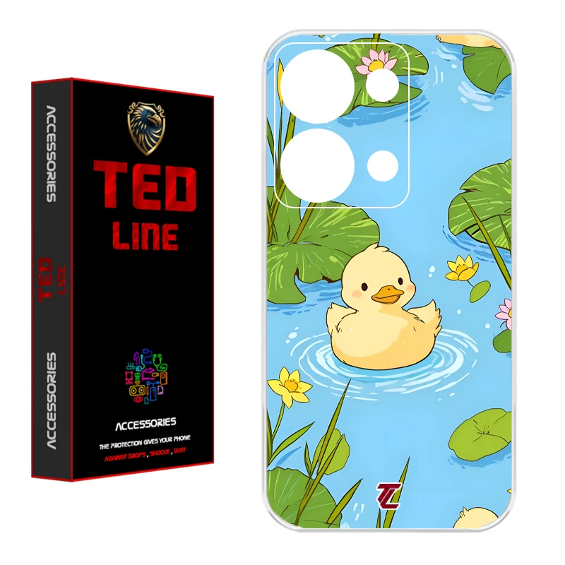 کاور تدلاین طرح اردک کد 1183 مناسب برای گوشی موبایل شیائومی Redmi Note 13 Pro 4G / Poco M6 Pro
