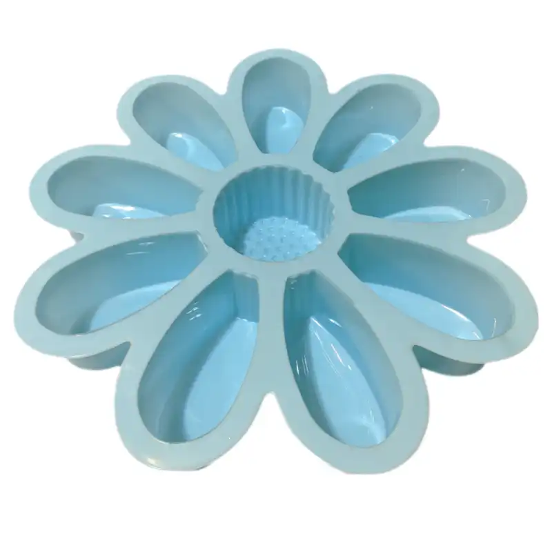 قالب دسر مدل پلاستیکی طرح گل 9 پر