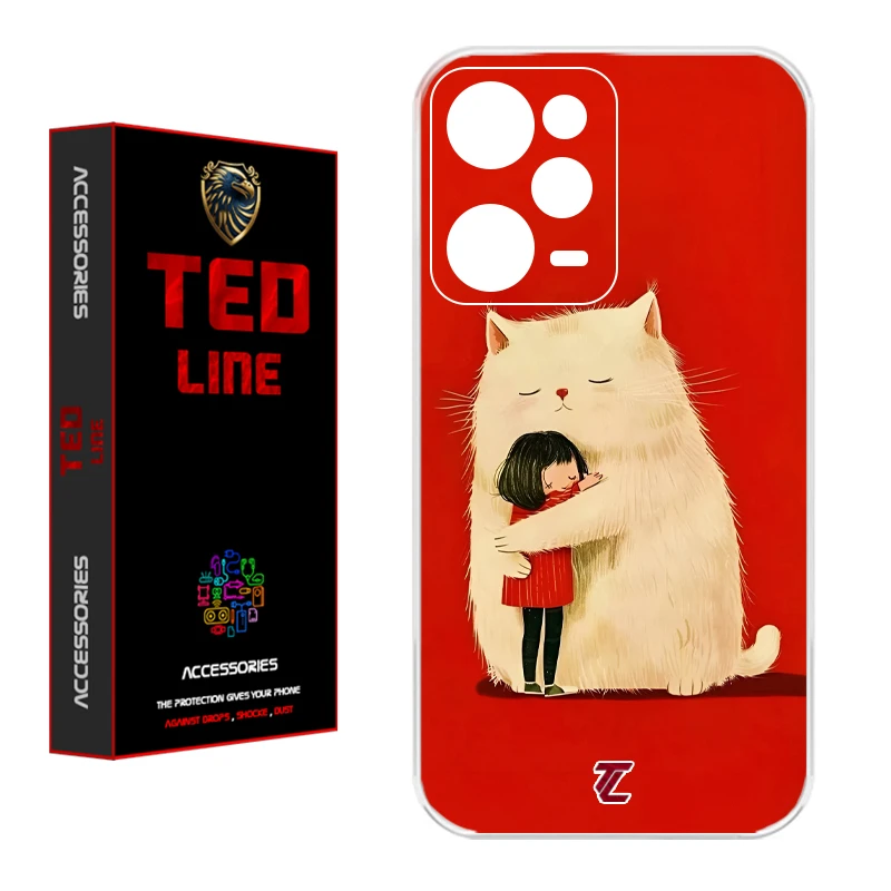کاور تدلاین طرح گربه کد 1170 مناسب برای گوشی موبایل شیائومی Redmi Note 12 Pro 5G / Poco X5 Pro
