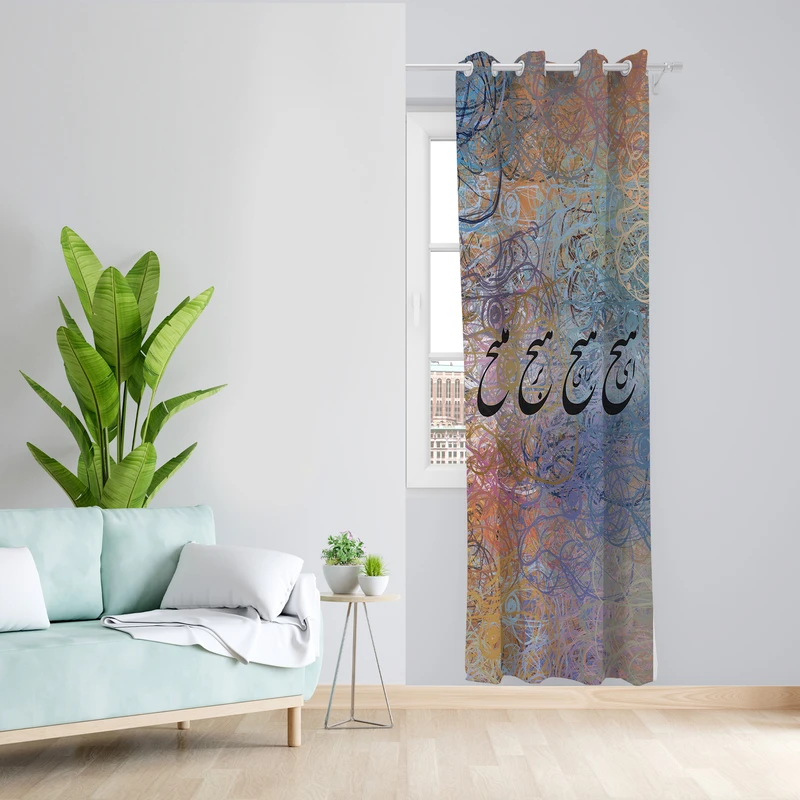 پرده طرح هیچ مدل مخمل پانچی کد 4032 z سایز 140x200 سانتی متر