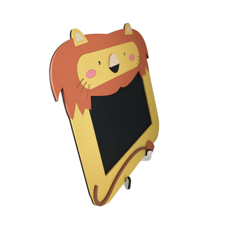 تخته سیاه طرح شیر مدل MKids39 سایز 32x30 سانتی متر