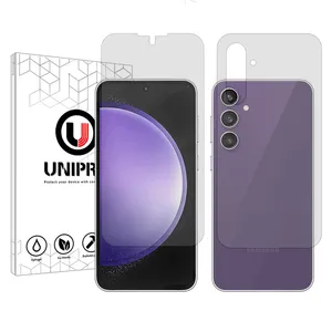 UNIPRO Star 4 model transparent screen protector suitable for Samsung Galaxy S23 FE mobile phone along with the back protector