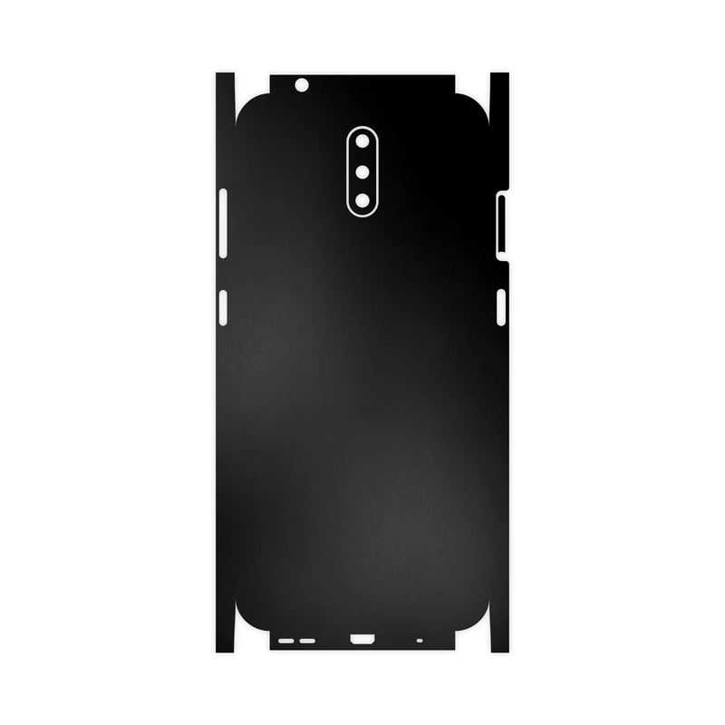 برچسب پوششی ماهوت مدل Black-Matte-FullSkin مناسب برای گوشی موبایل نوکیا 2.3