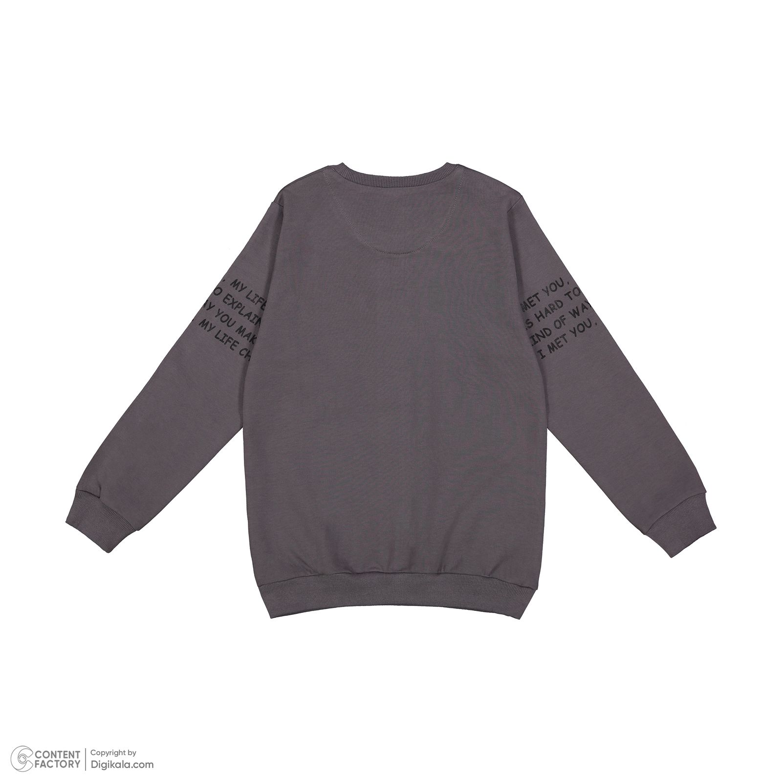 سویشرت پسرانه سون پون مدل 1218 رنگ طوسی -  - 4