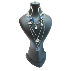 نیم ست زنانه مدل Lapis lazuli