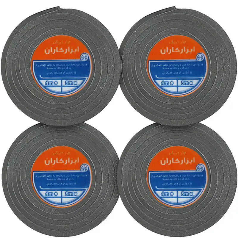 نوار درز گیر  ابزار کاران مدل ABR1 طول 4 متر بسته 4 عددی