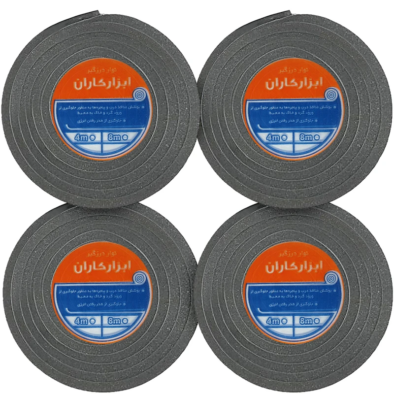 نوار درز گیر  ابزار کاران مدل ABR1 طول 4 متر بسته 4 عددی