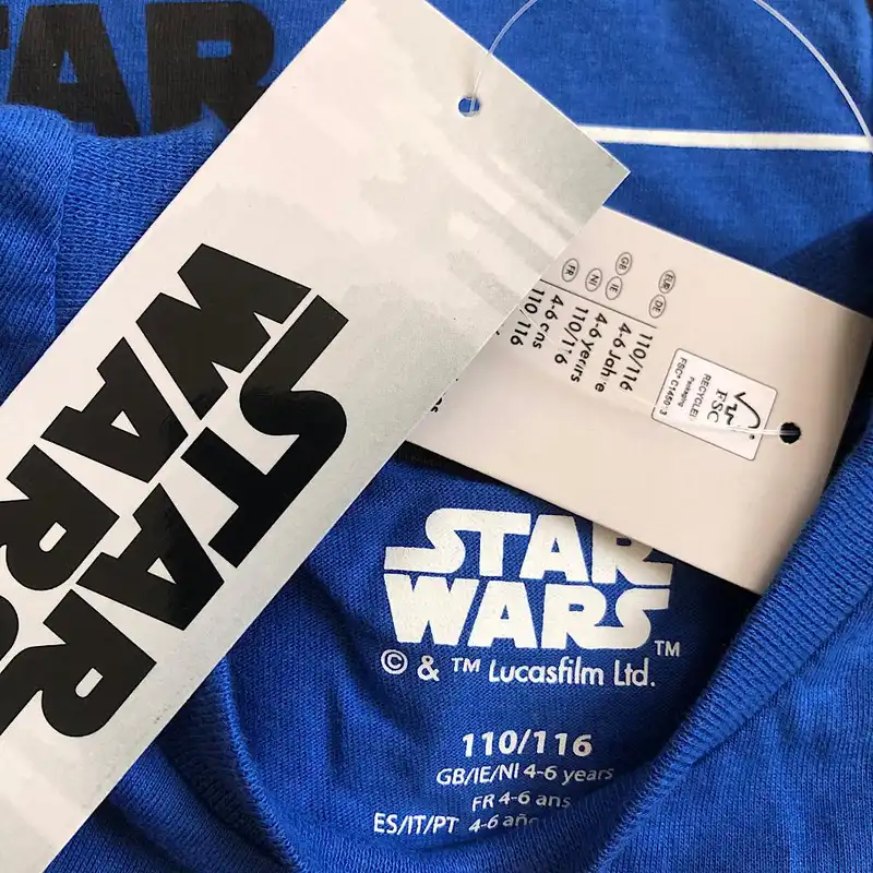 تی شرت آستین بلند پسرانه استار وارز مدل T2