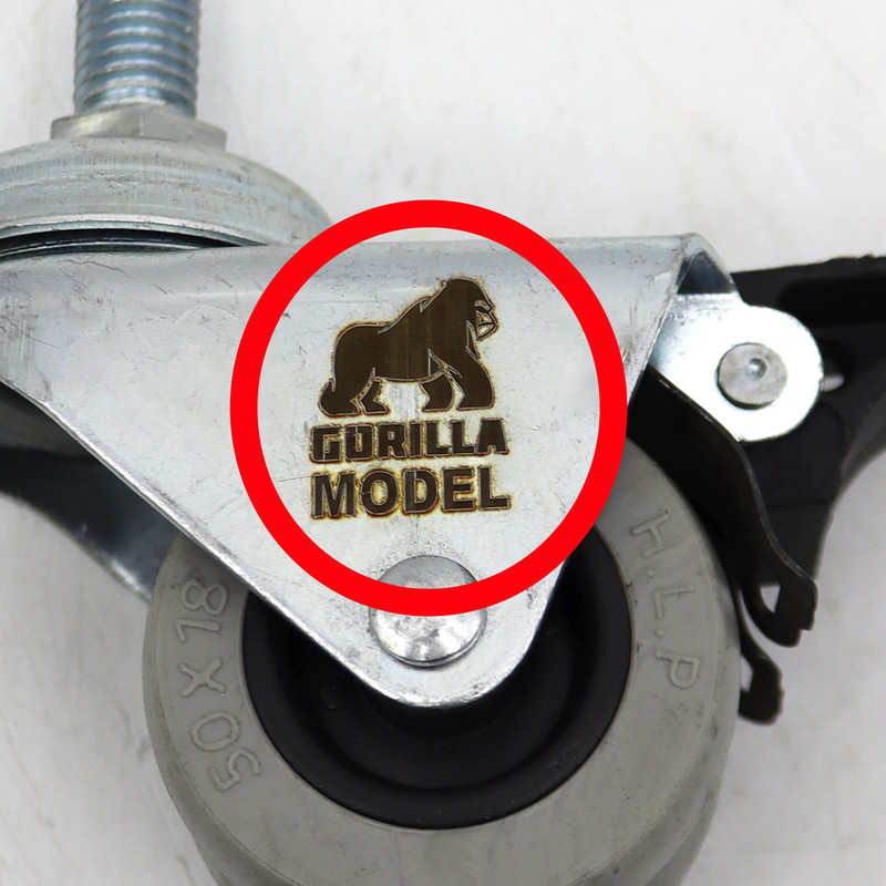 چرخ گردان مدل گوریلا کد YPT-2GHOLO-PICHI-50MM