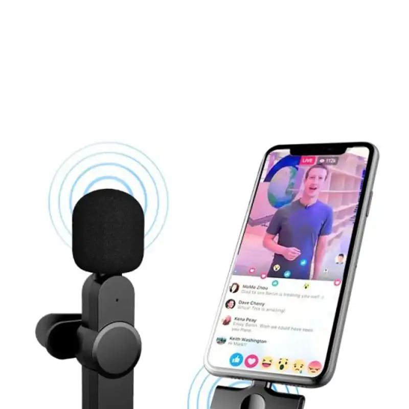 میکروفن یقه ای لایتنینگ مدل H8