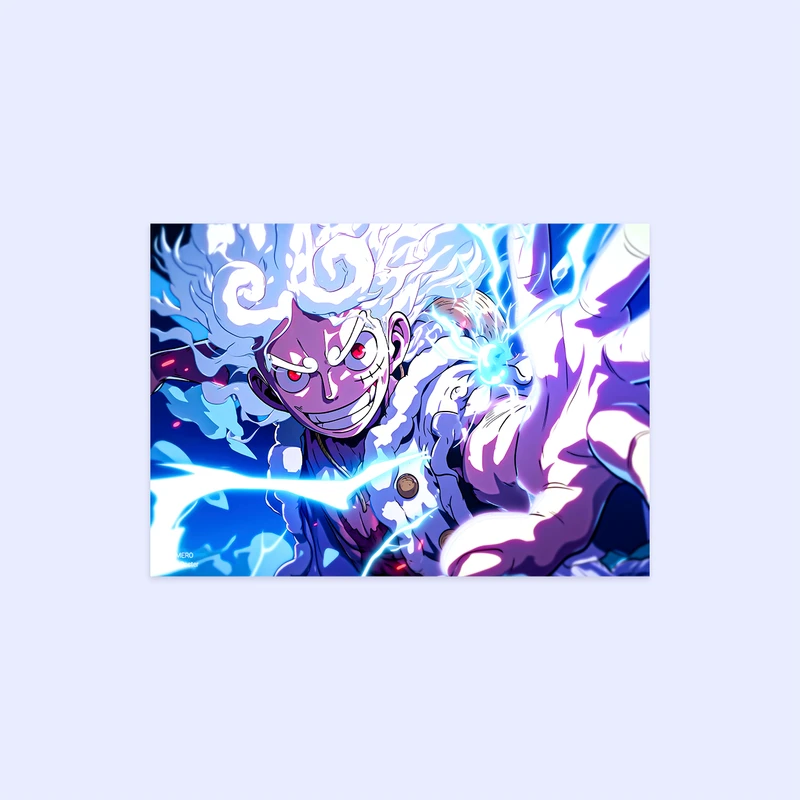 پوستر هومرو مدل فلزی طرح انیمه وان پیس کد PS1340