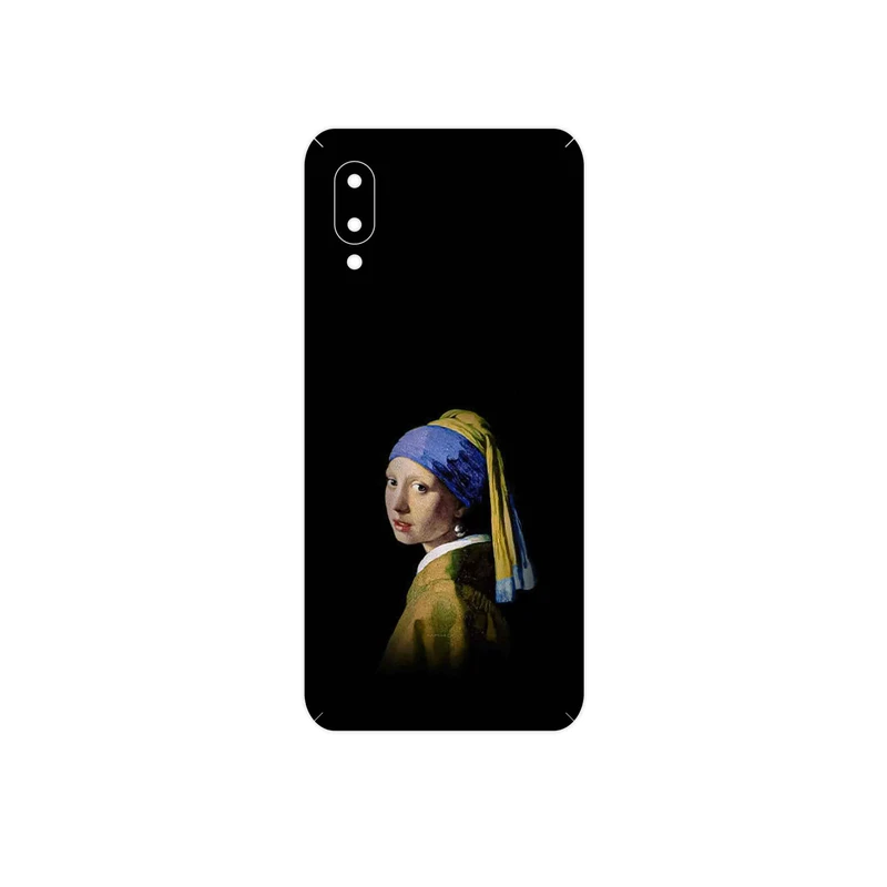 برچسب پوششی ماهوت مدل Girl with a Pearl Earring of Vermeer مناسب برای گوشی موبایل سامسونگ Galaxy M02