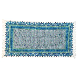 رانر قلمکار زابلیان مدل 120×60 طرح بابونه